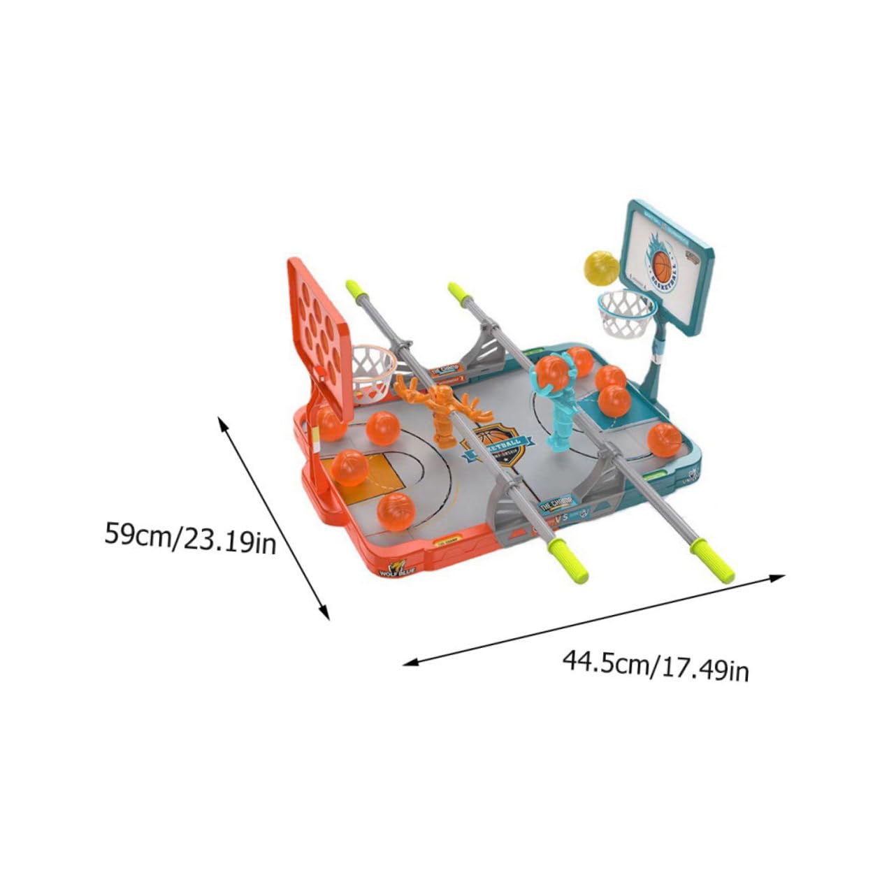 ORFOFE Basketball Fun 1 Set Desktop Basketball Game Interactive Shooting Toy for Boys and Girls Enhances Finger Strength Coordination