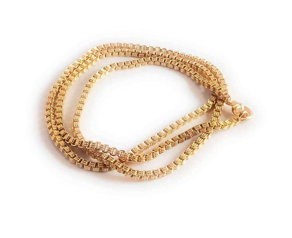 CUTE GOLD One Gram Gold Plated Fashion Jewellery Traditional Covering Thali Chain for Women & Girls