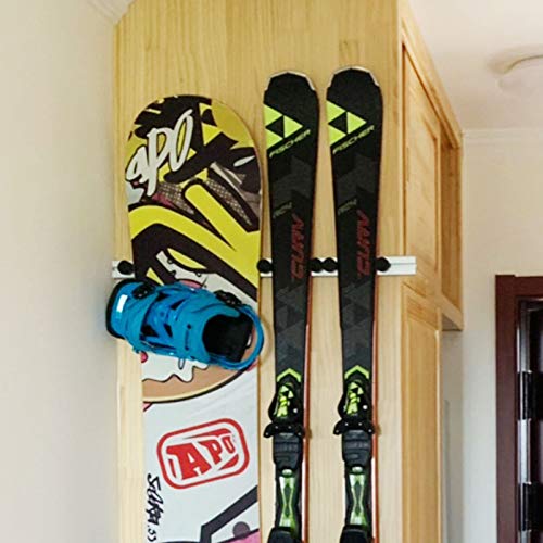 Uphan Pempes Floating Ski Display Wall Mount, Indoor Floating Minimalist Storage Rack Store Your Board Ski Wall Rack, Snowboard Rack Wall Mount, Home And Garage Skiing Storage Sk65 #TOP2