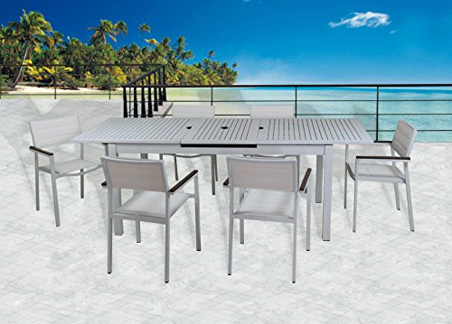 Bhgbhg W46407a Outdoor Dining Set White Dailymail