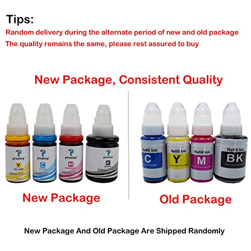 Image of proffisy GI 790 Ink Refill dye Ink G Series Ink Compatible with Canon PIXMA G1000,G1010,G1100,G2000,G2010,G2100,G3000,G3010,G3100,G4010 (4 Color)