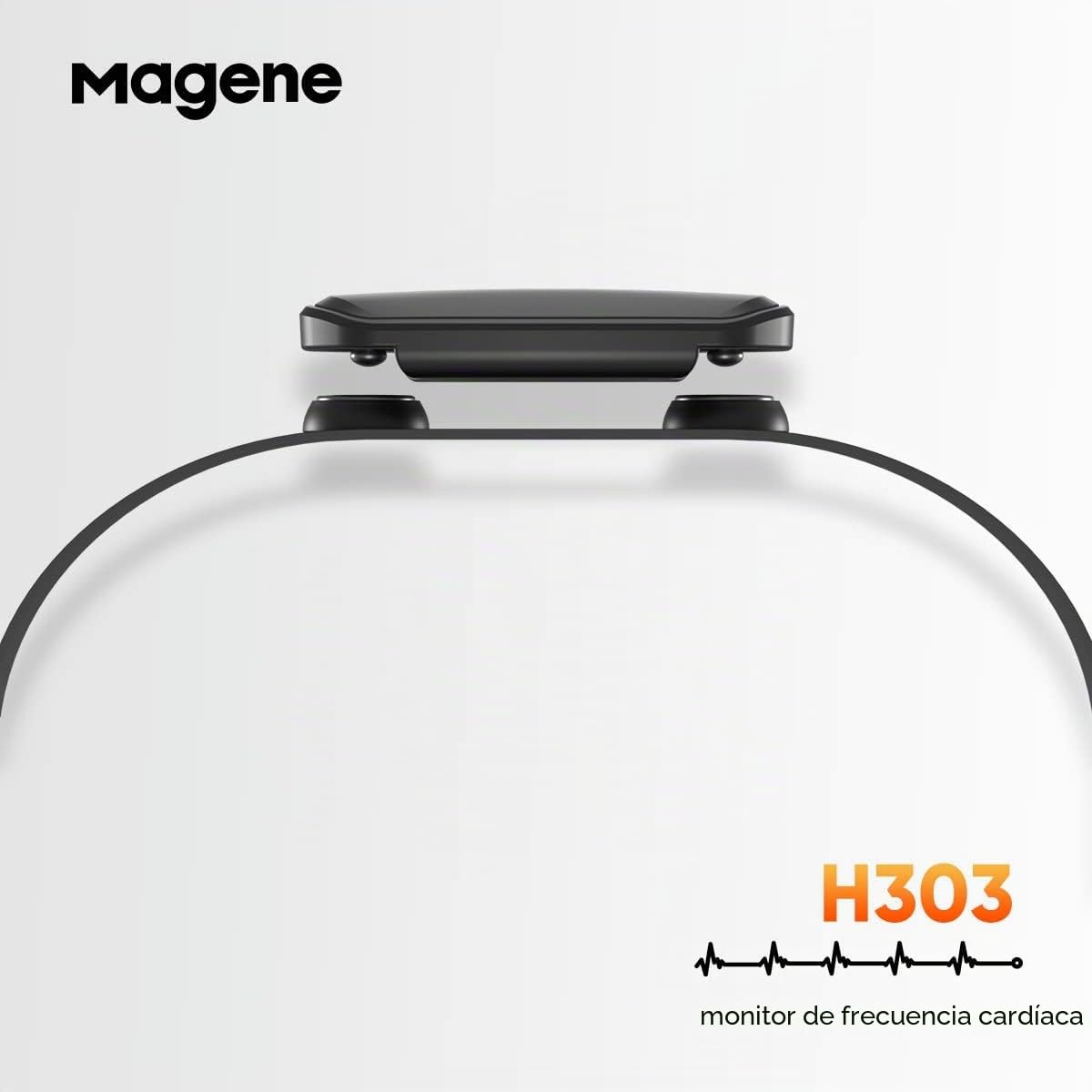 Magene H303 Heart Rate Monitor Chest Strap Ant+ Bluetooth iOS Android