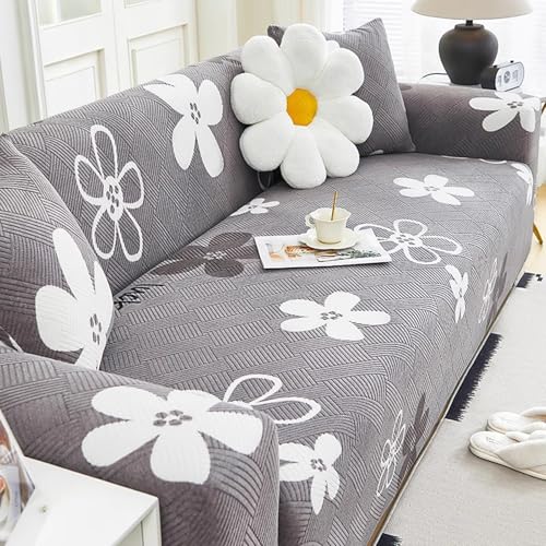 Housse de canapé en velours noble avec finitions élastiques invisibles - 2