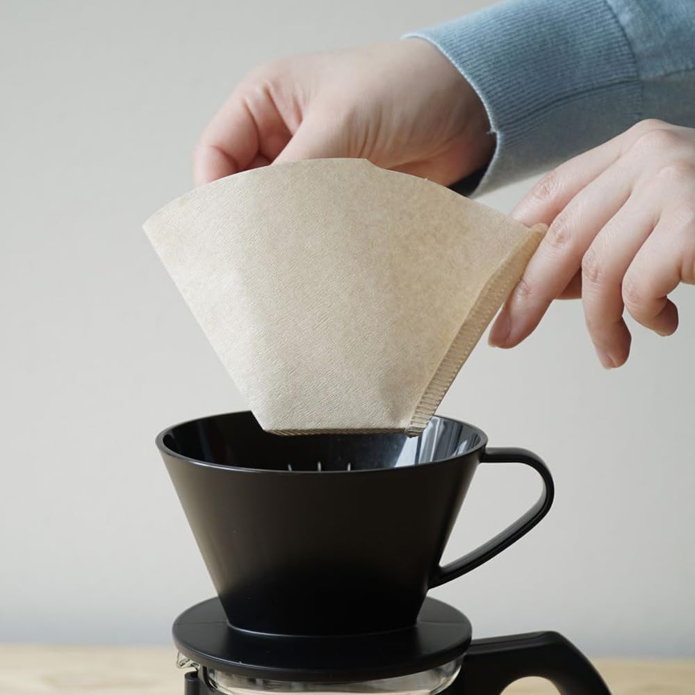 Hario Pegasus Coffee Paper Filter, 02 W, 100 Pieces, Made in Japan, 2 to 4 Cups, White, PEF-02-100W x 5 Pieces