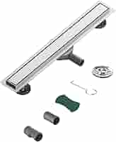 Canalina Doccia Neodrain Quadrata - Acciaio Inox 304, Sifone 360°, Filtro Capelli, 15x15 Cm, Piastrellabile - Foto 3