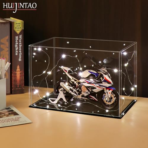 Huijintao Acryl Vitrine/Schaukasten/Display Case/Display Box für Figuren, Sammlerstücke | Selbstmontage (18x12x16 cm)