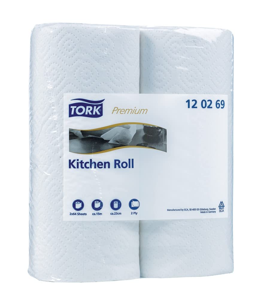 Tork Kitchen Roll 2 Ply 2 Rolls Of 64 Sheets