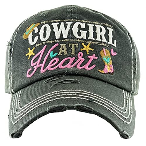 Gorra vintage mujer Cowgirl at Heart negra miniatura 1