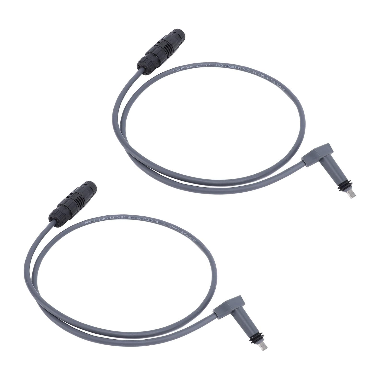 Adaptateur SPX vers RJ45 Fiable, étanche à l'eau et à la Poussière, Large compatibilité pour Câble, 2 Fiches