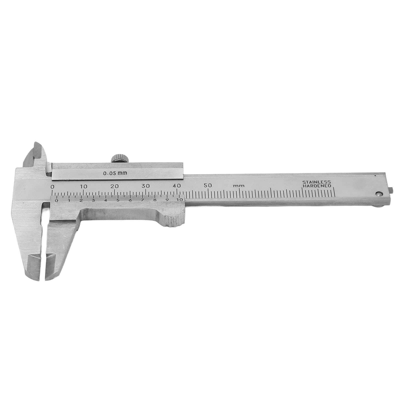 Vernier Caliper 0?50mm, Stainless Steel Small Dual Scale Metric and Imperial, for Jewelry, with Storage Case
