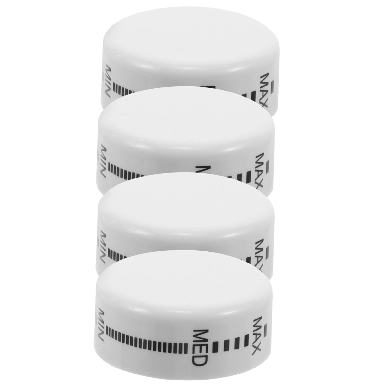 Cabilock 4 Manopole Termostato In Plastica Bianca Per Frigorifero E Congelatore – Sostituzione Facile, Marcature Precise
