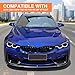 JTFF 4pcs Front Bumper Lip Splitter Spoiler Compatible with 2015-2020 BMW F80 M3 F82 M4 F83 M4 MP Style, Car Body kit Accessories Front Lip Splitter (Carbon Fiber)