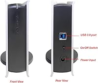 Vista 7 de Avolusion PRO-5X Series 8TB USB 3.0 Disco duro externo para PC de escritorio WindowsOS / portátil (blanco)