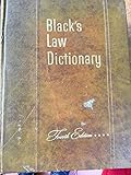 Black's Law Dictionary With Pronunciation Guide Deluxe Fourth Edition