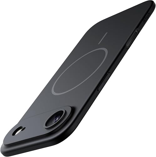 JETech Coque Fine Magnétique pour iPhone Air, Noir