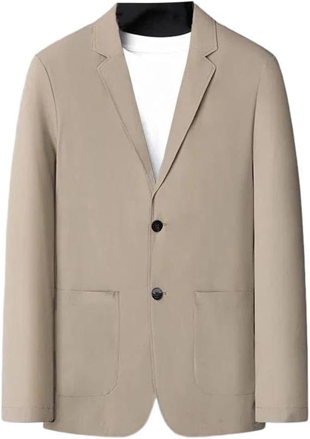 Men's Blazerss Jackets Solid Business Casual Suits Coats Male Slim Elastic Blazerss Jackets