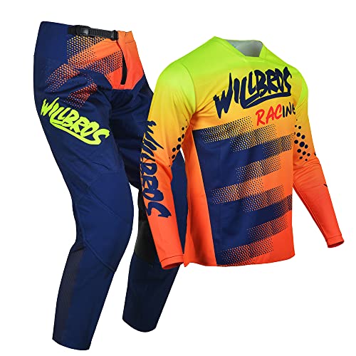 Willbros Completo Maglia e Pantaloni da Motocross