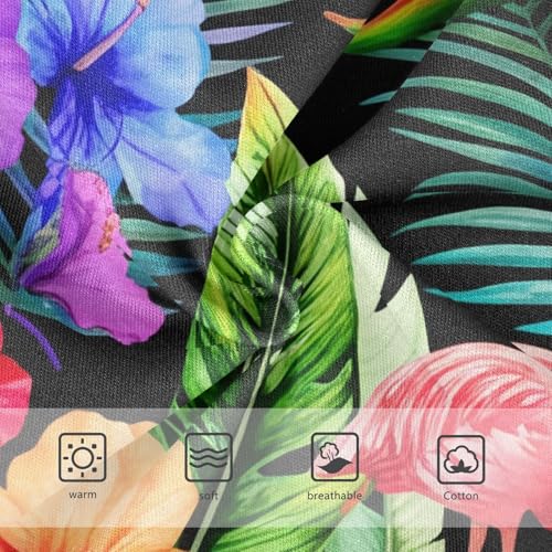 Stylish Toddler Girls Underwear 2t Cotton Little Girl Panties Tropical Palm Floral Flamingos Undies Kids Briefs3