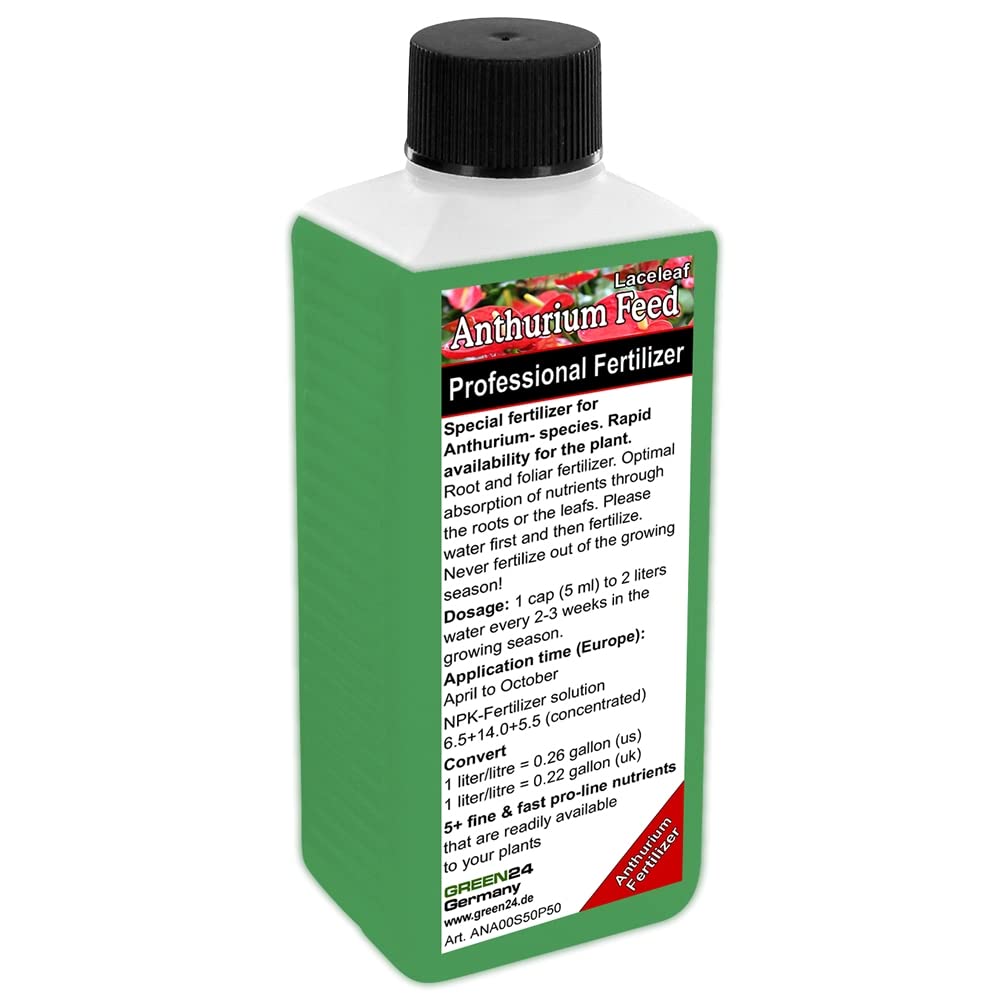 Amazon.com : Anthurium Liquid Fertilizer NPK for Tailflower, Flamingo Flower,  Laceleaf Plant (Made in Germany) : Patio, Lawn & Garden