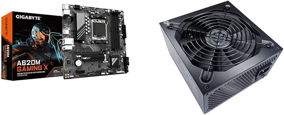 GIGABYTE A620M Gaming X AMD A620 Micro ATX Motherboard with DDR5, PCIe 4.0, USB 3.2 Gen1x2 Type-C, 5-Year Warranty