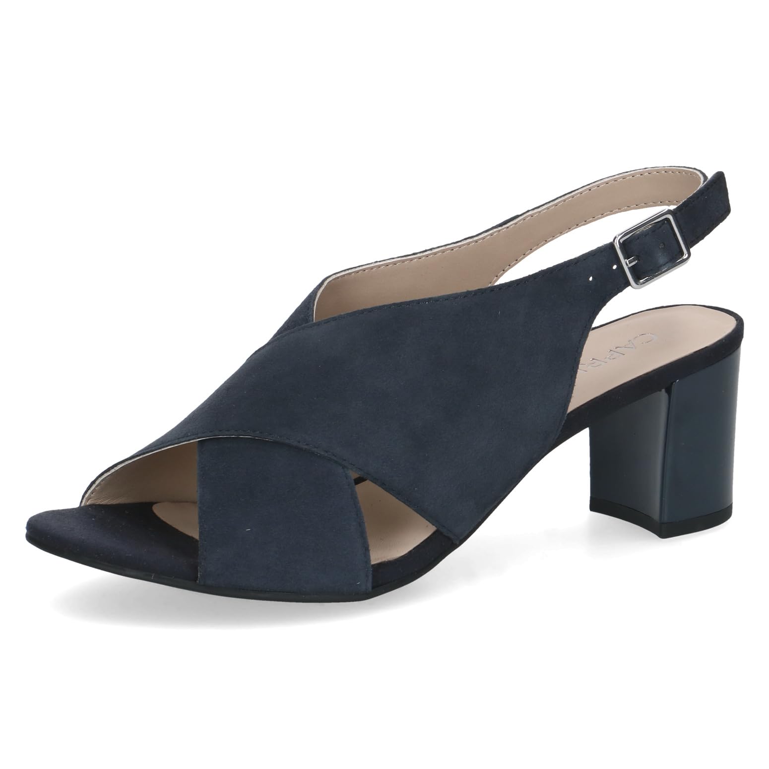 Caprice Women's 9-28309-46 Heeled Sandals, Ocean Suede, 38 EU