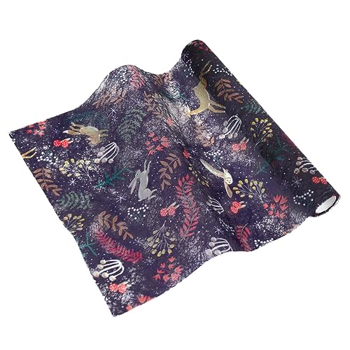 Talking Tables Beautiful Winter Wonderland Themed Reusable Table Runner for Christmas-Autumnal Décor Party Decorations Fabric 2m x 30cm