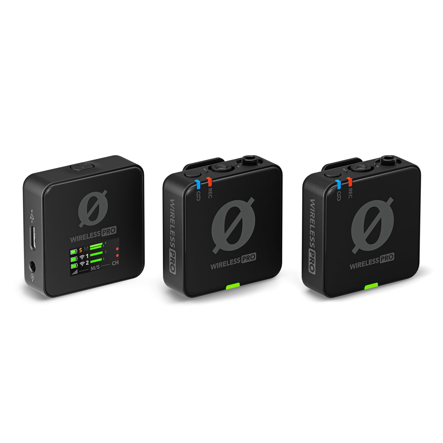 Rode Wireless Pro Kit de microphone avec adaptateur manuel Interview GO et protection anti-vent keepdrum en fourrure Noir