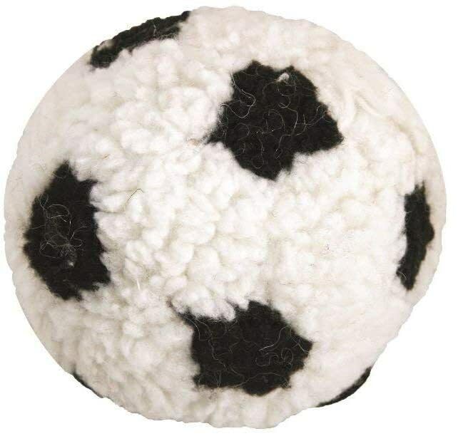 WUNDAPETS 1X BERBER 23CM LARGE SOFT PLUSH DOG PUPPY COMFORT WORLD CUP FOOTBALL TOY - Image 2