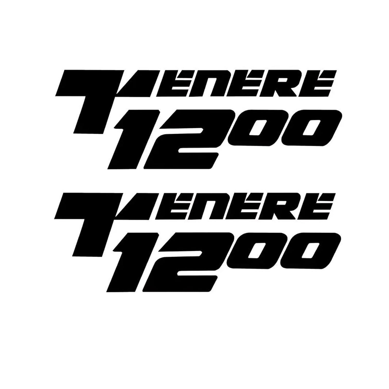 Decoration for Yamaha XT1200Z Super Tenere XTZ1200 XTZ 1200 XT 1200Z Tenere1200 Glow Stickers Waterproof Reflection Decals(Black)