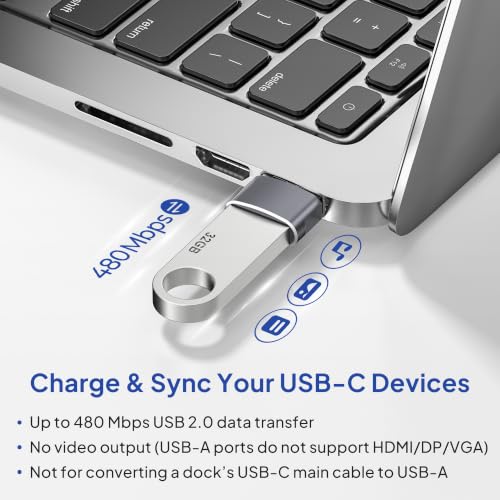 Image of USB C Female to USB Male Adapter 4Pack,Type A Charger Cable Plug Connector for iPhone 11 12 13 Pro Max,Airpods iPad 8 8th 9 9th Air 4 4th Mini 6 6th Generation,Samsung Galaxy S20 S21,Watch Series 7 | Type C Female to A Male Cable Converter for Z Fold Flip 7 6 5,A55 A54 A53,Tab S10 S9 S8 A9 Lite,Watch Ultra Classic Active