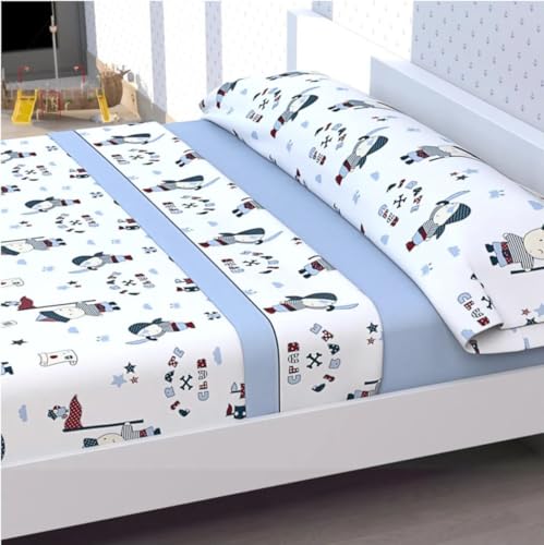 Mapuca Juego de Sábanas Invierno Infantil