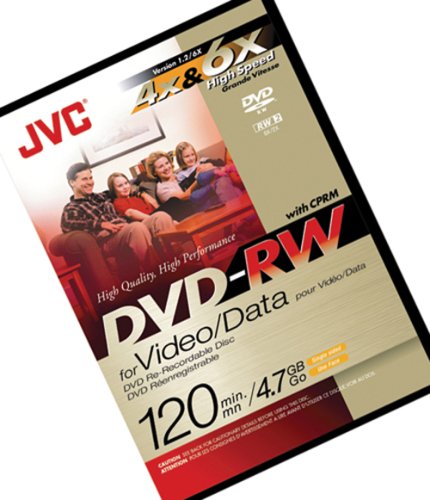JVC DVD-RW 4,7 Go re-inscriptible Video Box 2X