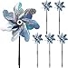 6Piezas Molino de Viento Reflectante,Repelente de Aves,Molinillo de Viento Jardin,Molinos de Viento para Balcón,Control Reflectante de Pájaros para Proteger Jardines,Huertos,Granja (Pequeña)