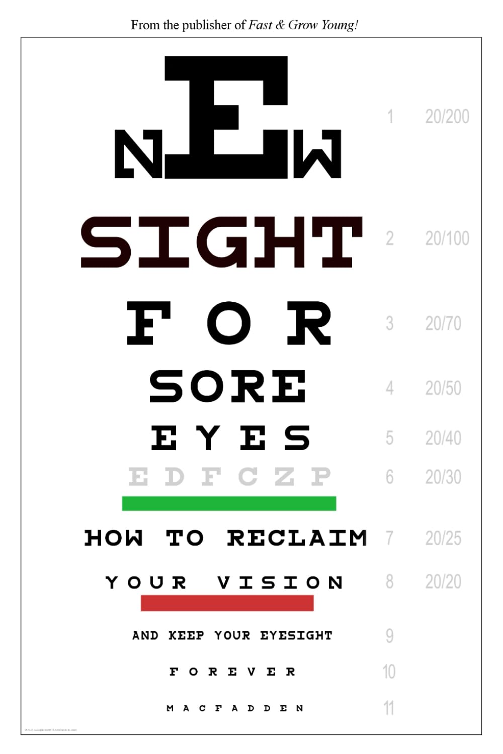 New Sight for Sore Eyes: How to Reclaim Your Vision and Keep Your Eyesight Forever