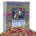 HSJZYDSM 42 oz Chicken Nesting Herbs Flowers Vacuum-Packed,2.6 lb Premixed 7 Dried Herbs Natural Nesting Box Herbs for Freshening Coop Chicken Dust Bath Increase Egg Production