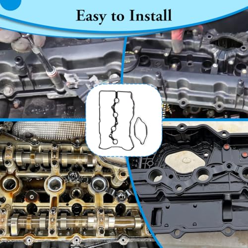 Image of VS50892 Engine Valve Cover Gasket Set for 2015-2020 Hyundai Tucson Sonata Santa Fe, for Kia Sorento Optima Sportage 2.0 2.4L 2015 2016 2017 2018 2019 2020, Replace 224412GGB0, 22441-2GGB0
