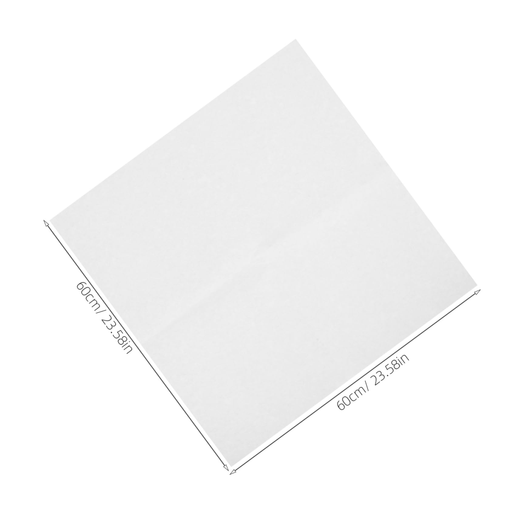 Carta da Filtro Qualitativa da Laboratorio 20 Pezzi Bianca 60cm