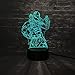 Produktbild Spielcharakter Licht Lampen 3D Illusion Led Nachtlicht Kinderzimmer Babe Schlafen Nachtlicht Fernbedienung Und Rgb 7 Farben Geburtstag Xmas Festival Geschenke Für Kinder