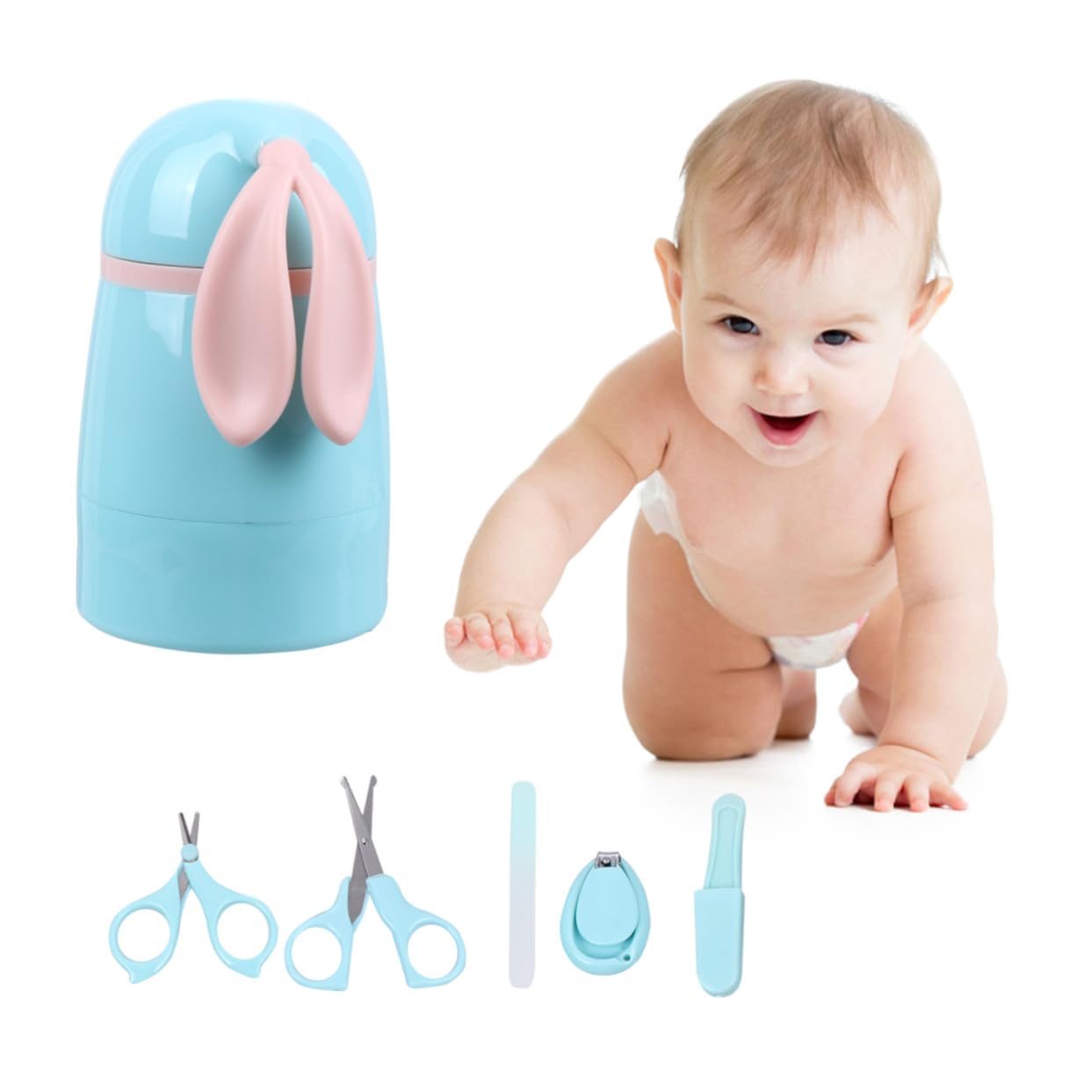 ibasenice Set Da 10 Pezzi Per Tagliaunghie Per Bambini Set Di Lime Per Tagliare Le Unghie Dei Bambini Strumenti Per Tagliare Le Unghie Per Neonati Kit Per La Delle Unghie Facile E Sicuro