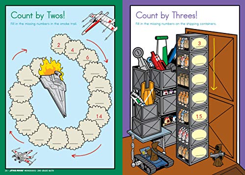Star Wars Workbook: 2nd Grade Math (Star Wars Workbooks) - Image 3