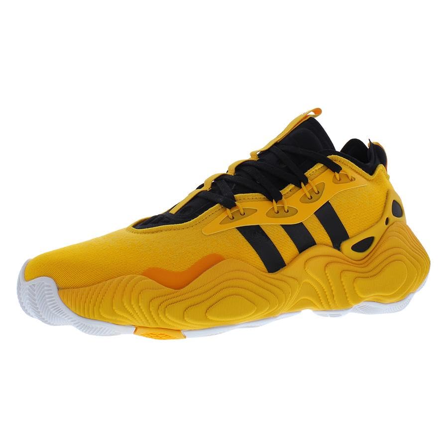 Image of adidas SM Trae Young 3 Team Unisex Shoes Size 10, Color: Yellow /Black-Yellow