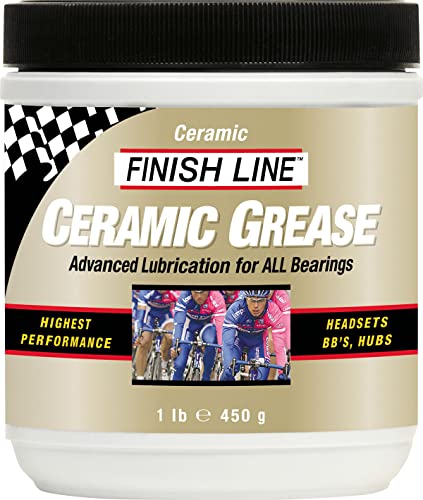 Image of Finish Line Ceramic Grease for Bicycles, Advanced Ceramic Bearing Lubricant for Bottom Brackets, Hubs and Headsets, Reduces Friction and Heat, Waterproof Rust Protection
