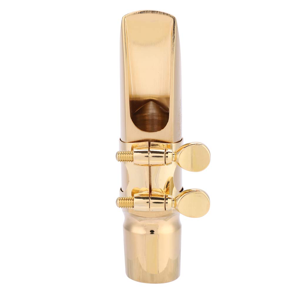 Dilwe Embouchure pour saxophone alto EB 6C avec capuchon et coussinets pour instruments de musique