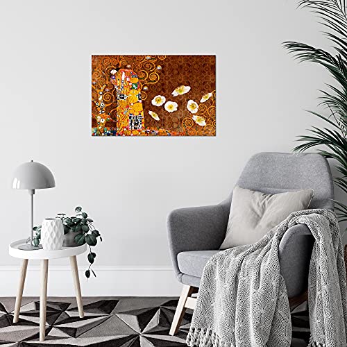 Tableau mural Gustav Klimt Le Baiser Runa Art modernisera votre deco