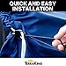 Lawn Tractor Leaf Bag - 54 Cubic Foot Standard Leaf Bag - 120-inch Opening – for 2 Bag Material Collection Systems – Ride-On Lawnmowers - Heavy Duty Material – Fast & Easy Leaf Collection [LTLB95000]