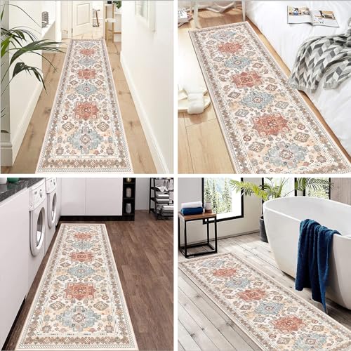 Pauwer Runner Rug 2X6 Non-Slip Washable Low-Pile Accent Rug thumb #6