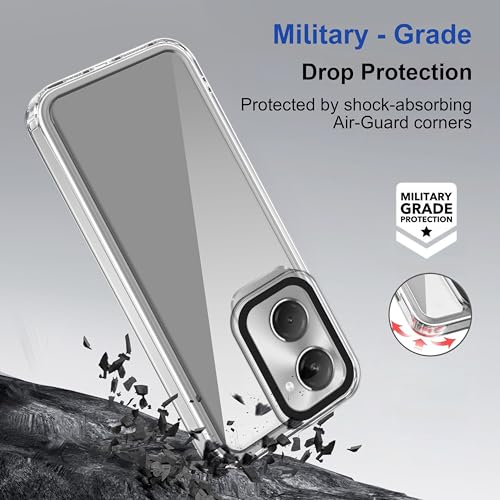 Image of Zapcase Back Case Cover for iQOO Z9 Lite 5G | Compatible for iQOO Z9 Lite 5G Back Cover | Case Cover with Camera Protection | (TPU + PC | Transparent)
