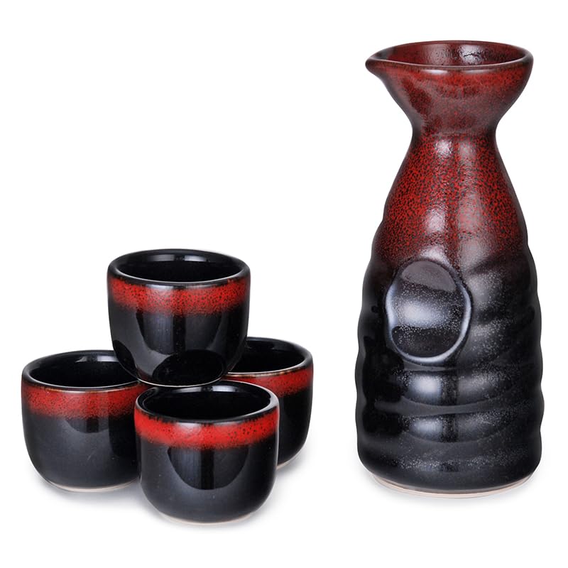 Amazon.com | Urban Tokyo Japanese Sake 5 Piece Set Include 1 Sake