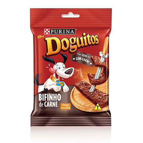 Nestlé Purina Doguitos Petisco Para Cães Bifinho Carne 65g