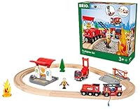 Brio 33815 Firefighter Set, 18 Pieces Train